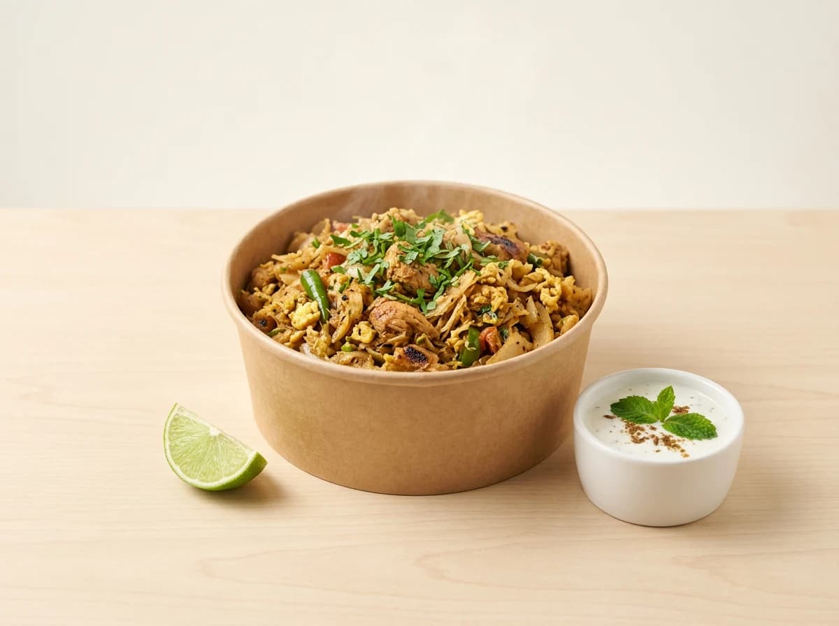 Chicken Kothu Parotta