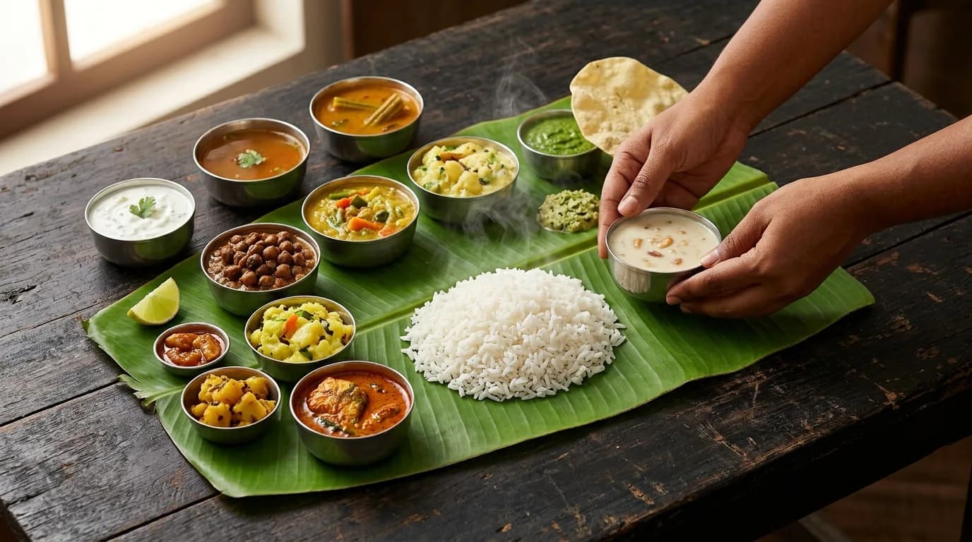 Sunday Virunthu — banana leaf feast